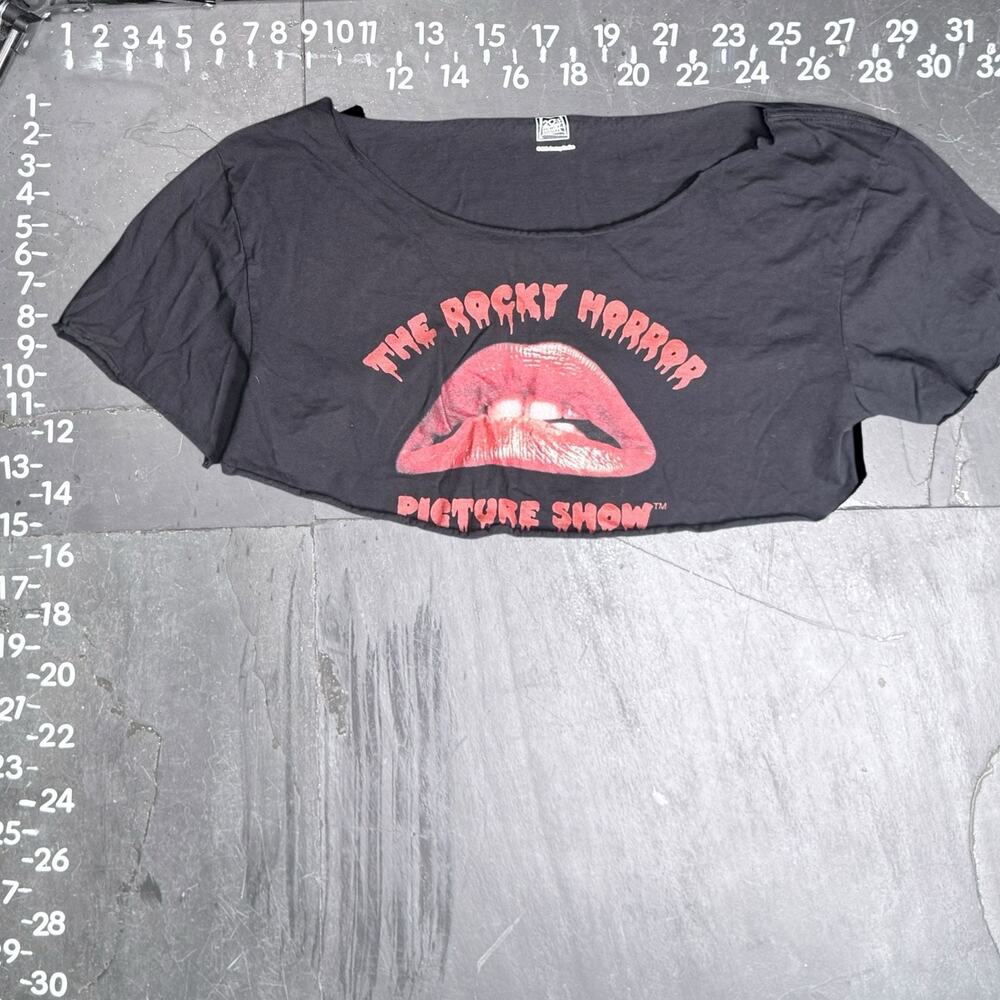 The Rocky Horror Picture Show Graphic Crop Top T-Shirt - Picture 2 of 4